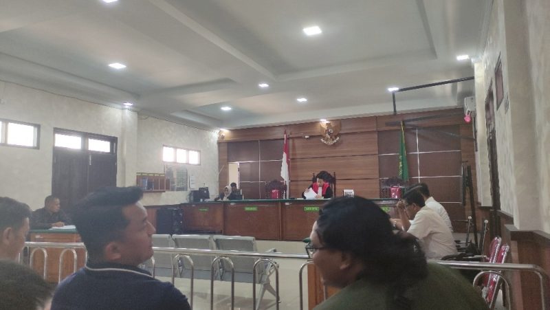 Sidang praperadilan terhadap penetapan tersangka di PN Tebo, Selasa 02 Juli 2024